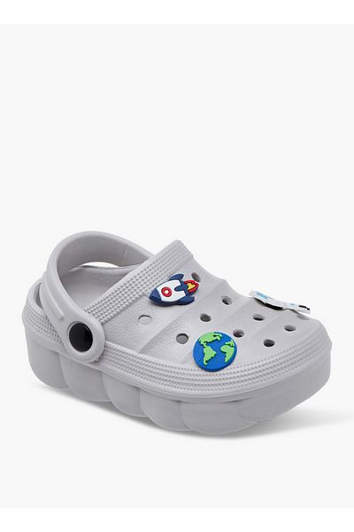 Aqua Boys Space Accent Clogs with Backstrap