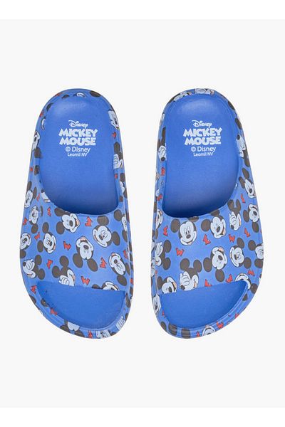 Disney Boys Mickey Mouse Print Slip-On Slides
