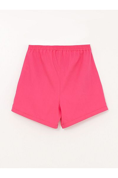 LC Waikiki Elastic Waist Basic Girl's Shorts