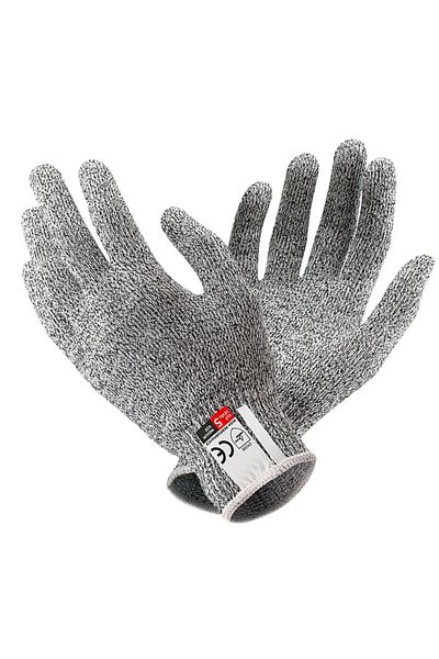 OEM Mănuși de protecție rezistente la tăiere, măcelar/bucătar, HPPE, 20 X 9 cm, mărimea M, gri