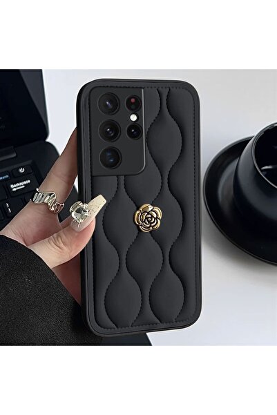 RONA STORE حافظة زيبانا كاميليا المتوافقة مع هاتف سامسونج جالاكسي S24 الترا