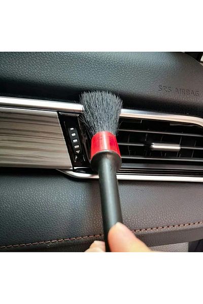 OEM Set of 5 car detailing brushes, made of plastic and nylon, bristle length 5 cm, full size