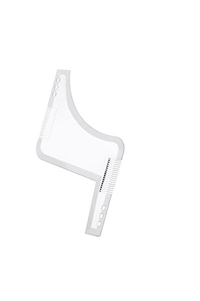 OEM MyStyle® PRO Χτένα για το περίγραμμα της γενειάδας και του μουστάκιου / Πρότυπο για γενειάδα και μουστάκι σε στυλ κομμωτηρίου - Διαφανές