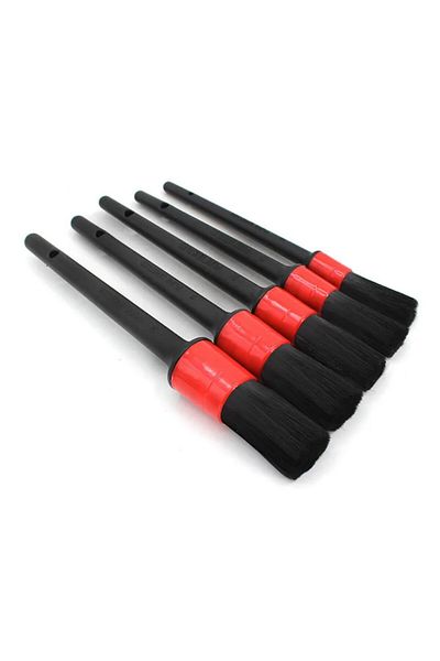 OEM Car interior cleaning set, 5 brushes and a cloth, different sizes