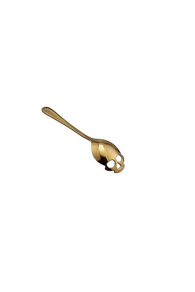 OEM Skull-shaped spoon for sugar, ice cream, candy, etc., GOLD, MyStyle�