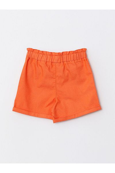 LC Waikiki Pantaloni scurți de bază pentru fete din Gabardină cu talie elastică