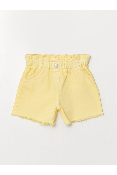 LC Waikiki Basic Baby Girl Shorts with Elastic Waist