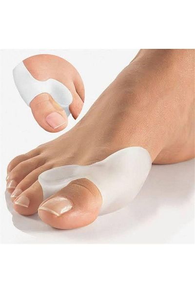 jetfast 2 Pairs of Toe Toe Bunion Bone Protector Silicone Roller Toe Bone Protector