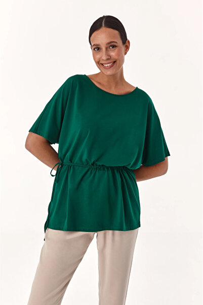 TATUUM Bluză de bumbac pentru femei cu mâneci scurte