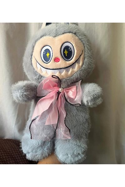 happystoretr 45cm Plush Toy Labubu Cute Funny Stuffed Animal Doll Large Popmart Soft