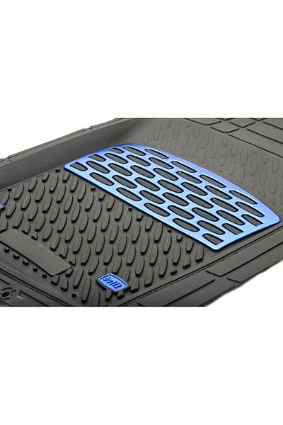 TEAMCAR ® Car Mats Tray Type Compatible Audi Q2 Ga (2016–2025) Blue