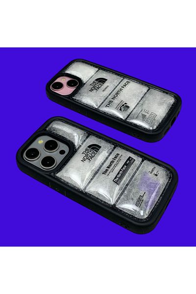 THE NORTH FACE The North Face case, compatible with Iphone 15, PUFFER