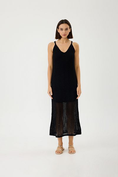 SEVİLEN V-Neck Knitwear Dress