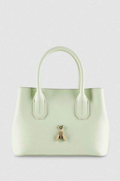 Patrizia Pepe FLY LOGO BAG - PATRIZIA PEPE - ONE SIZE, BEIGE