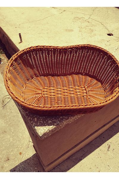 Efsoon Organics Bread Basket Wicker Look Cat Bed