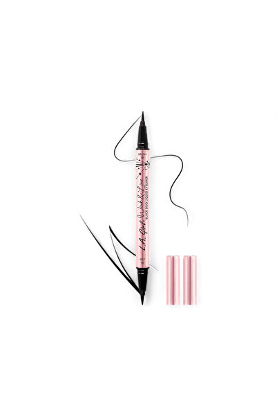 LA Girl كحل سائل مزدوج أسود من إل إيه جيرل وينك آند لاين