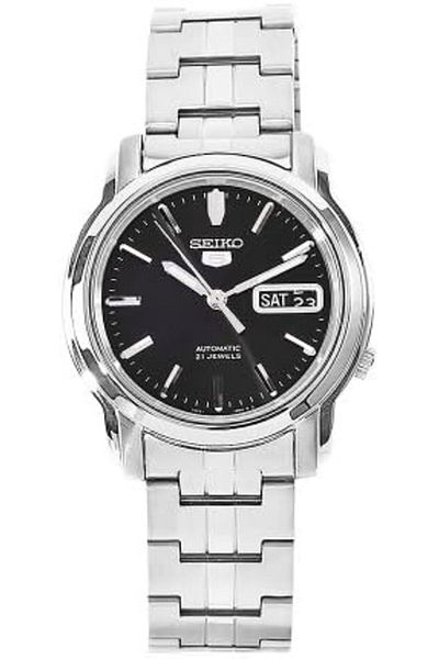 Seiko Men's Automatic Watch, Analog Display and Stainless Steel Strap SNKK71K1