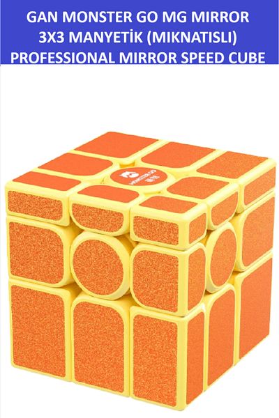 ZETCONCEPT Gan Mg Mirror Magnetic Magnetic Professional Magic Speed Cube -Gan Mg Mirror Mirror Intelligence Patience Cube