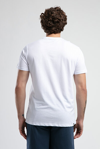 Eckō Unltd. Empire White Crew Neck Embroidered Standard Fit Men's Tshirt