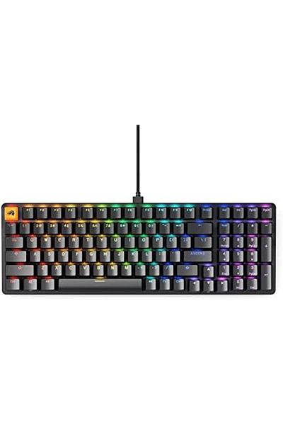 Glorious GMMK 2 Wired Mechanical Gaming Keyboard by Glorious, Full-sized with Red Switches and RGB Lighting (