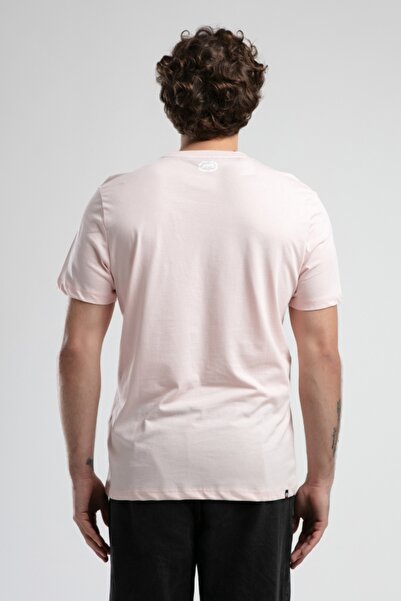 Eckō Unltd. Marc Pink Crew Neck Printed Standard Fit Men's Tshirt