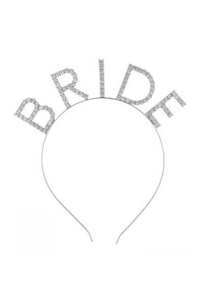 ForWhat تاج العروس الفضي مع حجر كريستال فضي للمكتب المنزلي، تاج العروس الفضي ...