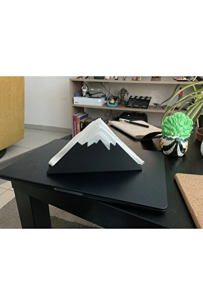 Filkorium3D Dağ Tasarımlı Peçetelik - Masa Üstü Dekoratif Dağ Modelli Peçetel...