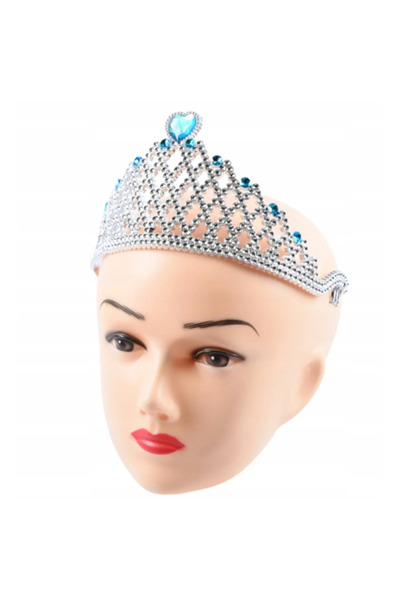 ForWhat Coroană cu inimă albastră pentru birou, acasă, birou, spectacol, coro...