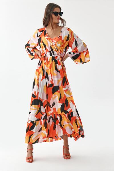 TATUUM Rochie cu croiala petrecuta si cordon in talie, brand Tatuum