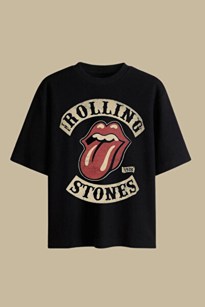 Dupe Design ROLLING cu imprimeu Overize tricou