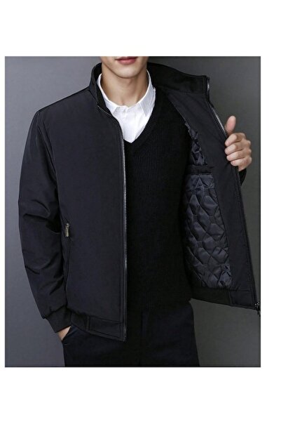 The Casius. Padded Jacket for Men, Thermal Insulated, Size M, Black