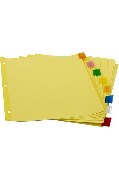 Roco Index Divider Letter1/8 Tab CutBlank Tab TypeAssorted Tab ColorPaper