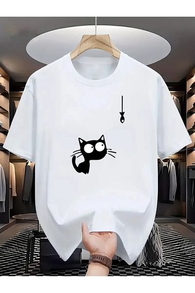 AEMİ Μπλουζάκι Unisex Printed Oversize Crew Neck