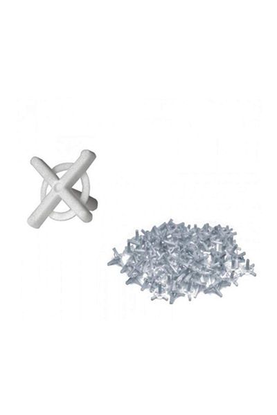 MEGA Distantiere Faianta Tip Cruce Cu Inel 2.5Mm, 75/Set