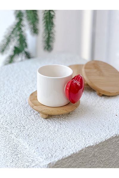 KaiHome قاعدة مرفوعة من الخيزران / قاعدة للزجاج
