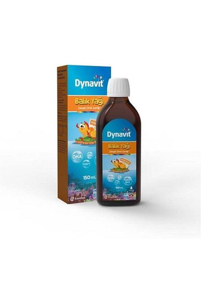 Dynavit Fish Oil Syrup 150 ml Orange