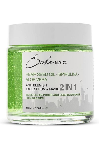 Soho N.Y.C. Soho N.Y.C. Vegan Anti Blemish-Anti-Blemish Leave-On Mask Effective Serum 100 ml
