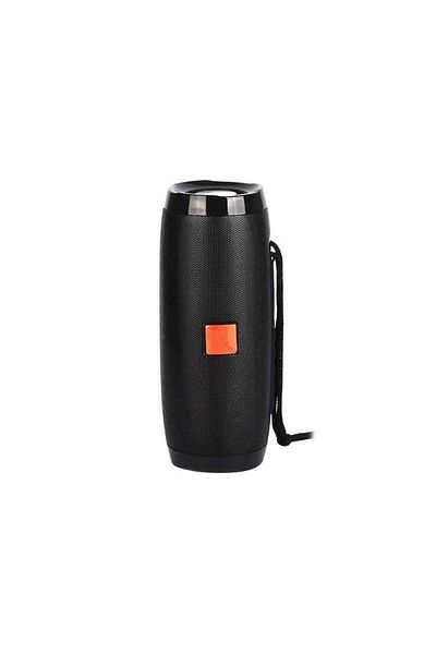 SIKS Portable speaker, multi-color ambient light, wireless, FM radio, black