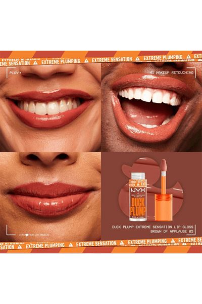 NYX Professional Makeup NYX Duck Plump Lip Gloss - 05 Brown of Absurdity 7ml