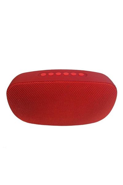 SIKS ® portable speaker with bluetooth, microphone, USB, TF, AUX, red