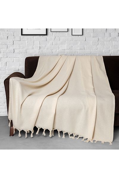 Chilai Home Asi Home Duvet Cover, 100% Cotton, Trendy Natural, 170x230 cm, Light Beige