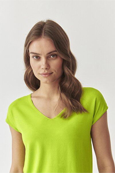 TATUUM Tricou de dama verde lime cu maneca scurta, brand Tatuum, marime S