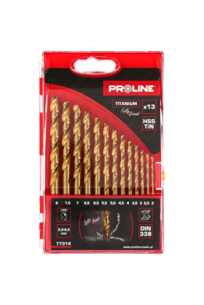 PROLINE Set Burghie Metal Hss-Ti 135° In Caseta 1.5-6.5Mm - 13P