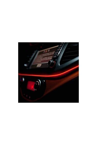 SIKS ® car ambient light neon wire, 5 meters, multifunctional, easy to install, red