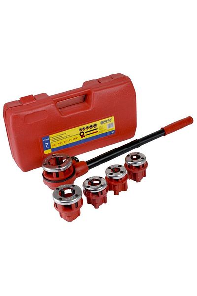 MEGA Trusa Filiere Teava Cu Clichet 3/8"-1.1/4" - 8P.
