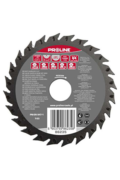 PROLINE Disc Raspel Circular Plat / Frontal-Lateral - 115Mm