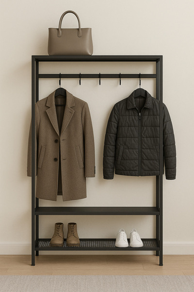 CD NAZ PORTMANTO Askılık Ayakkabılık Kıyafetlik Kapı Arkası Portmanto Metal Askılık