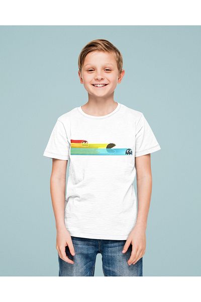 SEVBANO Tricou pentru copii unisex cu jocuri cu imprimeu Pacman (vârsta 1-12)