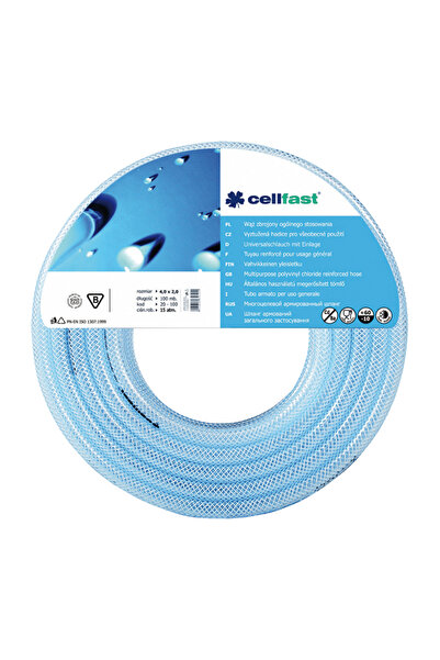 Cellfast Ενισχυμένος σωλήνας γενικής χρήσης 26(3,5+19+3,5)Mm / 38M