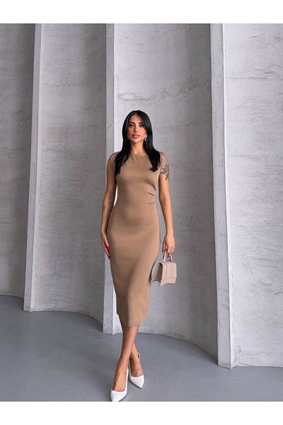 ILLE Crew Neck Moon Sleeve Dress